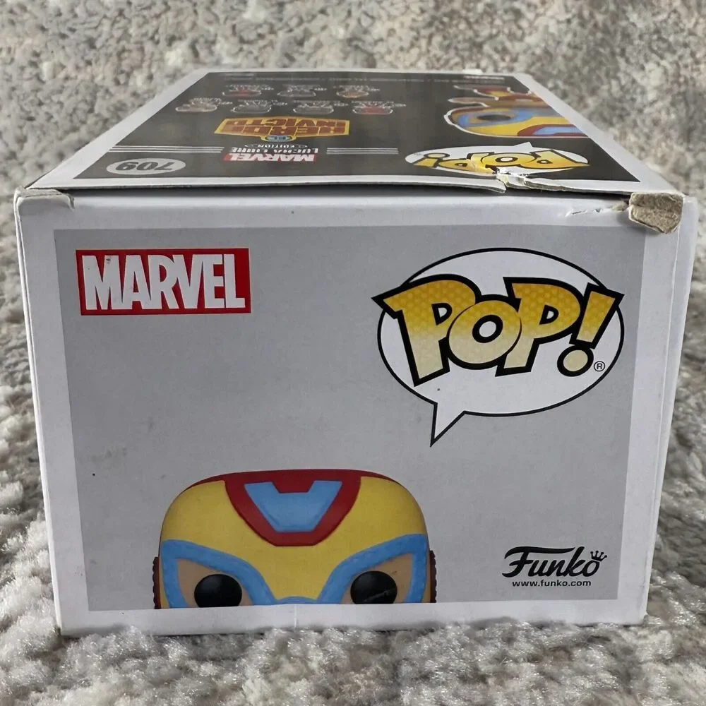 Funko Pop! Marvel Lucha Libre El Heroe Invicto Iron‎ Man Vinyl Figure #709